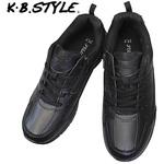 作業用スニーカー(紐・サイドジッパー付) K.B.STYLE