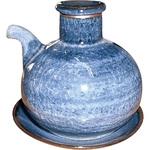 821204-318 藍汁次(台付) 壺々炉