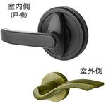 リヴィエール B2 戸襖錠 丸座 長沢製作所