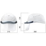 ST#01230-JZV-SH ヘルメット ABS シールド付 1個 谷沢製作所