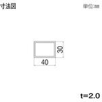 格子材 40×30 YKK AP