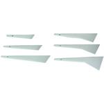 12049 ヨトリヤマ プラスチックヘラ60mm インダストリーコーワ