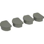 TPT-CK-DG プラスチック棚用 コーナーキャップ4個セット TRUSCO