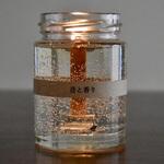 音と香り パチパチと焚き火のような音が聞こえるアロマキャンドル 100ml 透明 エルブレイン