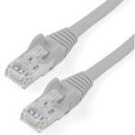 カテゴリ6 LANケーブル(Cat6) RJ45モールドコネクタ(ツメ折れ防止カバー付き) 1m グレー StarTech.com