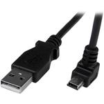 2m USB 2.0 ケーブル タイプA (オス) - ミニB/ L型下向き (オス) StarTech.com