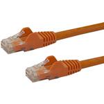 N6PATC10MOR カテゴリ6 LANケーブル(Cat6) RJ45モールドコネクタ(ツメ折れ防止カバー付き) 10m オレンジ StarTech.com