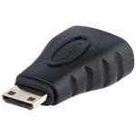 ミニHDMI - HDMI 変換アダプタ/ハイスピード Mini HDMI - HDMI 1.4/4K30Hz/ミニHDMI タイプC オス - HDMIメス/ブラック StarTech.com