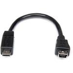 UUSBMUSBMF6 15cm Micro USB - Mini USB 変換アダプタケーブル オス/メス StarTech.com