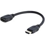 HDMI 1.4延長ケーブル/15cm/4K30Hz/3D映像/イーサネット対応/オス - メス/ブラック/Hight Speed HDMI/ハイスピード/モニター ディスプレイ コード StarTech.com