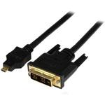 HDDDVIMM1M Micro HDMI - DVI-D変換ケーブル 1m オス/オス StarTech.com
