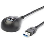 USB3SEXT5DKB USBケーブル/USB 3.0(5Gbps)/1.5m/Type-A - Type-A/オス