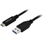 USB315AC1M USBケーブル/USB 3.2 Gen 1 Type-A - Type-C/1m/5Gbps/オス オス/ブラック/充電 & データ転送 同期/タイプC コネクター StarTech.com