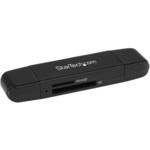 SDMSDRWU3AC USBカードリーダー/USB 3.0 Type-A & Type-C接続/5Gbps/SD/MMC+microSD/TFカード対応/各種OS対応/ポータブル メモリーカード アダプター StarTech.com