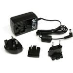 AC電源アダプター 12V/1.5A出力 3タイプのプラグ形状に対応 StarTech.com