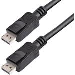DISPL1M 1m DisplayPort1.2ケーブル ラッチ付きコネクタ ディスプレイポート(オス) - ディスプレイポート(オス) 4K対応 StarTech.com