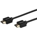 HDMI 2.0ケーブル/2m/4K60Hz/コネクター抜け防止機構/HDR10/イーサネット対応/オス - オス/ブラック/ハイスピード/UHD モニター ディスプレイ コード StarTech.com