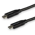 USB2C5C3M USB 2.0 Type-C ケーブル 3m 給電充電対応(最大5A 100W) USB-IF認証済み StarTech.com