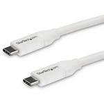 USB2C5C4MW USB 2.0 Type-C ケーブル 4m ホワイト 給電充電対応(最大5A 100W) USB-IF認証済み StarTech.com