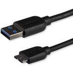 Micro USB 3.0スリムケーブル(A - マイクロB) オス/オス 3m StarTech.com