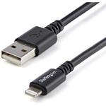 USBLT3MB 3m iPhone/ iPod/ iPad対応Apple Lightning - USB ケーブル ブラック Apple MFi認証取得 ライトニング 8ピン(オス) - USB A(オス) StarTech.com