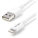 USBLT3MW 3m iPhone/ iPod/ iPad対応Apple Lightning - USB ケーブル ホワイト Apple MFi認証取得 ライトニング 8ピン(オス) - USB A(オス) StarTech.com
