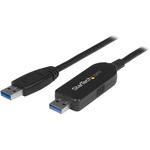 データ リンクケーブル/USB 3.0 Type-A - Type-A/2m/ドラッグ&ドロップ対応/Mac & Windows対応/USB データ 移行 転送 Link ケーブル StarTech.com
