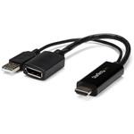 HDMI - DisplayPort変換アダプタ 4K解像度 HDMI(オス) - ディスプレイポート(メス) StarTech.com
