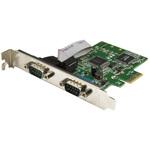 PEX2S1050 RS232Cシリアル2ポート増設PCI Expressカード 16C1050 UART内蔵 StarTech.com