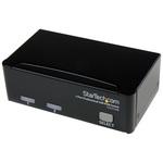 2ポートUSB接続KVMスイッチ PCパソコン2台用CPU切替器 USB/VGAケーブル付属 StarTech.com