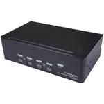 4ポート デュアルDisplayPort KVMスイッチ 4K/60Hz StarTech.com