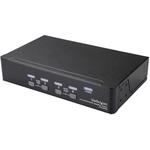 KVMスイッチ/4ポート/1画面/DisplayPort 1.2/4K60Hz/USB 2.0ハブ/オーディオ/CPU切替器 StarTech.com