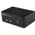 SV231DPDDUA 2ポート デュアルDisplayPort(ディスプレイポート)対応USB接続KVMスイッチ(PC切替器) オーディオ対応 USB 2.0ハブ搭載 StarTech.com