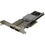 PEX40GQSFDPI デュアルポートQSFP+サーバーNICカード PCI Express対応 Intel XL710チップ StarTech.com