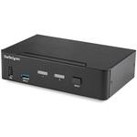 KVMスイッチ/2ポート/1画面/DisplayPort 1.2/4K60Hz/USB 3.0ハブ/オーディオ/CPU切替器 StarTech.com