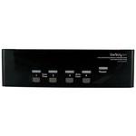 4ポート デュアルディスプレイ(DVI & VGA)対応USB接続KVMスイッチ/PCパソコンCPU切替器(オーディオ対応/USB2.0ハブ付) StarTech.com