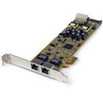 2ポートギガビットイーサネット増設PCI ExpressネットワークアダプタLANカード(PoE/PSE対応) PCIe対応2x Gigabit Ehernet NIC StarTech.com