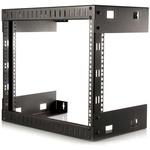 サーバーラック/オープンフレーム/ウォールマウント/19インチ/8U/2ポスト/奥行き30.3cm/耐荷重80Kg /壁掛けタイプ/AV IT通信機器 ネットワークスイッチ パッチパネル データセンター ラック StarTech.com