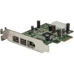 PEX1394B3LP ロープロファイル対応IEEE 1394a 1ポート/1394b 2ポート増設PCI Expressカード 9ピンFireWire 800 x2/6ピンFireWire 400 x1対応 StarTech.com