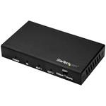 ST122HD202 ビデオスプリッター/4K60Hz HDMI 2.0/1入力2出力/EDID HDR HDCP 2.2/7.1chオーディオ/2画面同時出力/HDMI分配器/HDMI分岐器 StarTech.com