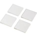 TS-F006 耐震マット 家具 転倒防止 家電用 4枚入り (40mm×40mm) 耐荷重 70kg (4枚使用) 地震対策 転倒防止 防災用品 滑り止め 強力粘着 【 日本製 】 クリア エレコム