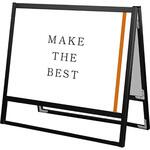 BFOSK-A1YR-3SET ブラックフラットオープンスタンド看板A1横両面 ウエイトアーム・水タンクセット 常磐精工