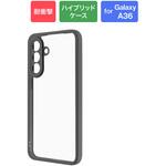 Samsung Galaxy A36 5G 耐衝撃ハイブリッドケース 「Velta」 ダークグレー LEPLUS NEXT