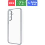 Samsung Galaxy A36 5G 耐衝撃ハイブリッドケース 「Velta」 ライトグレー LEPLUS NEXT