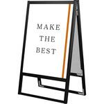 BFOSK-B2R ブラックフラットオープンスタンド看板B2両面 常磐精工