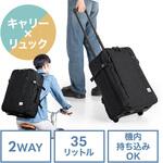 キャリングバッグ キャリータイプ リュック サンワダイレクト