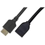 ハイスピードHDMI延長ケーブル [HDMI オス→メス HDMI] HDM02E-FM [2m /HDMI⇔HDMI /イーサネット対応] カナレ電気