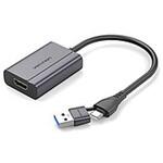 USB-C and USB-A to HDMI 変換器 VENTION