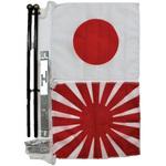 新品未開封 日の丸セット　国旗セット　自動車用取付金具付 新品未開封】国旗セット 日の丸と旭日旗 旗棒の通販 by Pooh's