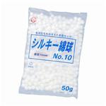 シルキー綿球 白十字